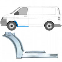 Reparationsplade til dørpanel og forskærm til Volkswagen Transporter T5 2003-2015 / Venstre / Sæt 12637