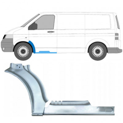 VOLKSWAGEN TRANSPORTER T5 2003-2015 REPARATIONSDEL TIL FORSKÆRM + DØRPANEL / SÆT / VENSTRE