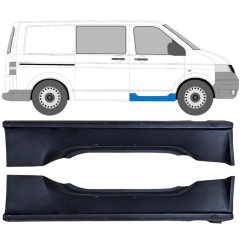 Reparationsdel til forreste dørtrin til Volkswagen Transporter T5 2003-2015 / Venstre+Højre / Sæt 12518