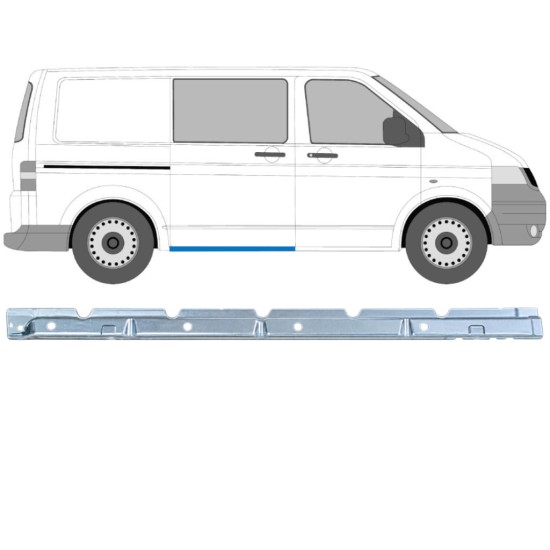 Dørpanel reparationsplade indvendig til Volkswagen Transporter T5 2003-2015 / Højre 16970