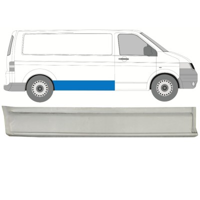 Sideplade udvendig + ydre til Volkswagen Transporter T5 2003-2015 / Højre 15952