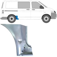 Bagskærm reparationspanel til Volkswagen Transporter T5 2003-2015 / Højre 16669