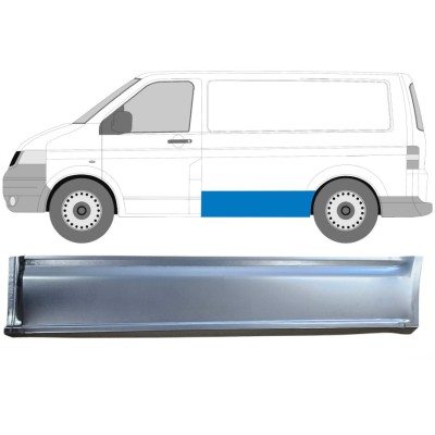 Sideplade udvendig + ydre til Volkswagen Transporter T5 2003-2015 / Venstre 16917