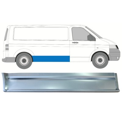 Sideplade udvendig + ydre til Volkswagen Transporter T5 2003-2015 / Højre 16668