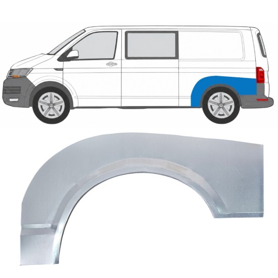 Bagskærm reparationspanel til Volkswagen Transporter T6 2015-2024 / Venstre 17144