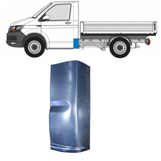Reparationspanel til bageste hjørne til Volkswagen Transporter T6 2015-2024 / Venstre 17128