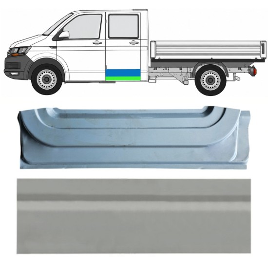 Reparationsplade bagdør indre og ydre til Volkswagen Transporter T6 2015-2024 / Venstre 17161