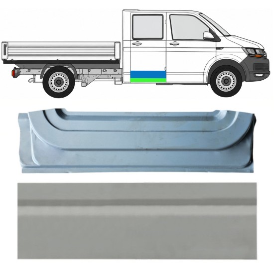 Reparationsplade bagdør indre og ydre til Volkswagen Transporter T6 2015-2024 / Højre 17160