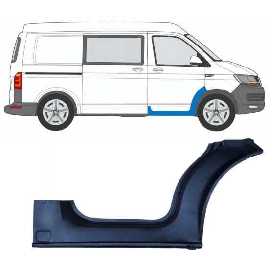 Reparationsdel til forreste dørtrin til Volkswagen Transporter T6 2015-2024 / Højre 17117
