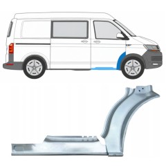 Reparationsplade til dørpanel og forskærm til Volkswagen Transporter T6 2015-2024 / Højre 17196