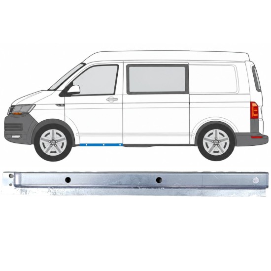 Reparationsdel til forreste dørtrin til Volkswagen Transporter T6 2015-2024 / Venstre 17185