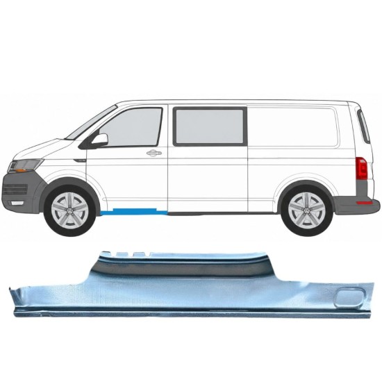 Reparationsdel til forreste dørtrin til Volkswagen Transporter T6 2015-2024 / Venstre 17112