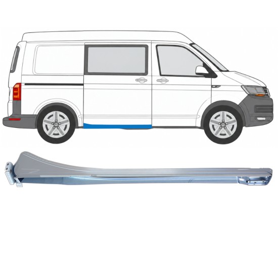 Skydedør føringsskinne til Volkswagen Transporter T6 2015-2024 / Højre 17203