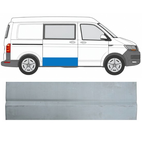 Reparationspanel til skydedør udvendig til Volkswagen Transporter T6 2015-2024 / Højre 17124