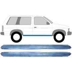 Dørpanel reparationsplade til Nissan Terrano I 1986-1996 / Venstre+Højre / Sæt 11365