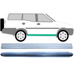 Dørpanel reparationsplade indre + ydre til Nissan Terrano II 1993-2005 / Venstre = Højre (symmetrisk) / Sæt 11963