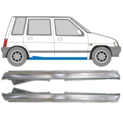 Dørpanel reparationsplade til Daewoo Tico 1991-2000 / Venstre+Højre / Sæt 12522