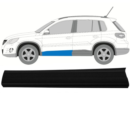 Stødliste dør til Volkswagen Tiguan 2007-2016 / Venstre 17062