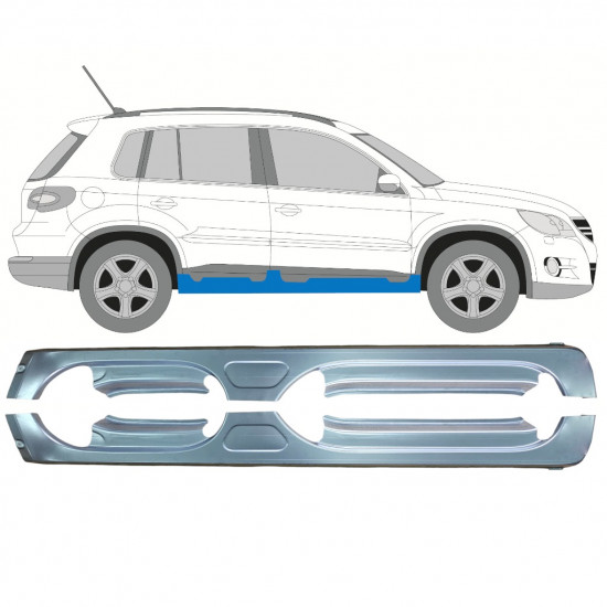 Dørpanel reparationsplade til Volkswagen Tiguan 2007-2016 / Sæt 11613