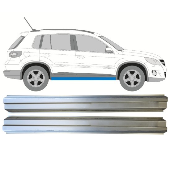 Dørpanel reparationsplade til Volkswagen Tiguan 2007-2016 / Venstre+Højre / Sæt 14774