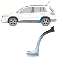 Reparationsplade til forreste del af bagskærm til Volkswagen Tiguan 2007-2016 / Venstre 15784