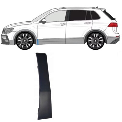 Skærmforøger foran til Volkswagen Tiguan 2016-2024 R-Line / Venstre 14864