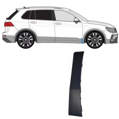 Skærmforøger foran til Volkswagen Tiguan 2016-2024 R-Line / Højre 14863