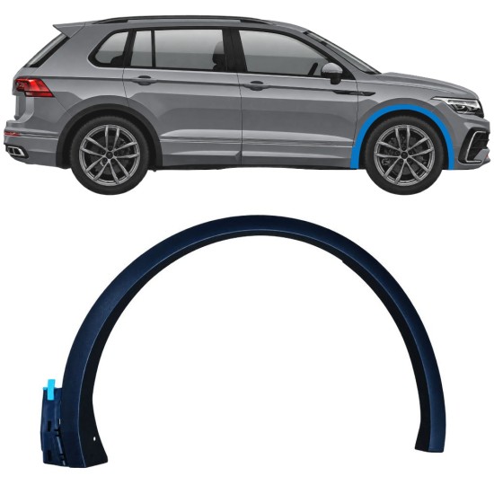 Skærmforøger foran til Volkswagen Tiguan 2020-2024 R-Line / Højre 17063