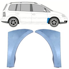 Skærmkant reparationsplade til Volkswagen Touran 2003-2010 / Venstre+Højre / Sæt 9737