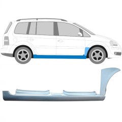 Dørpanel + reparationsplade til forskærm til Volkswagen Touran 2003-2010 / Højre / Sæt 11164