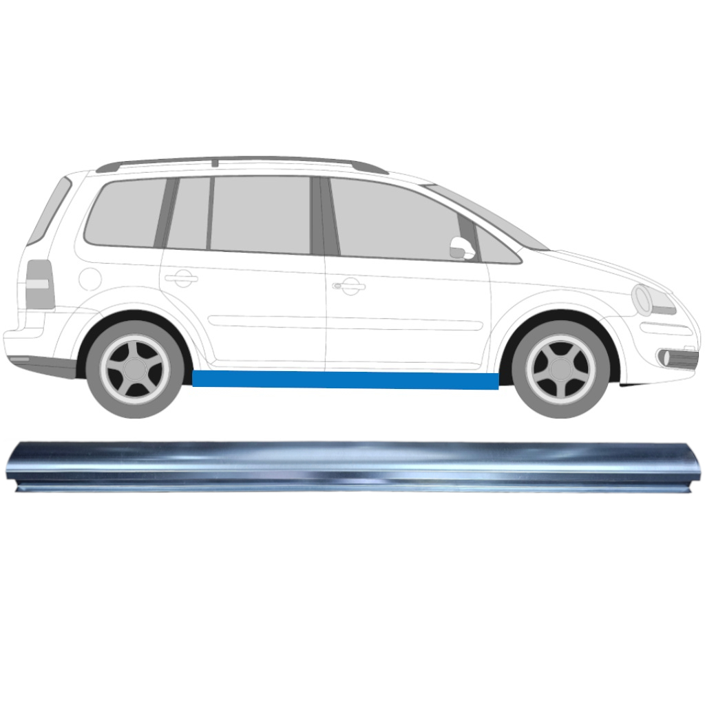 Dørpanel Reparationsplade Til Volkswagen Touran 2003-2010 / Venstre = Højre (Symmetrisk) 11942