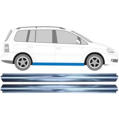Dørpanel reparationsplade til Volkswagen Touran 2003-2010 / Venstre+Højre / Sæt 11943