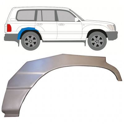 TOYOTA LAND CRUISER 1998-2007 REPARATIONSDEL TIL BAGSKÆRM / HØJRE