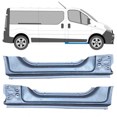 Dørpanel reparationsplade til Opel Vivaro / R Trafic 2001- / Venstre+Højre / Sæt 9654