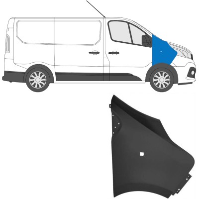 Forskærm til Renault Trafic 2014- 2014-2021 / Højre 17101