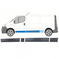 Sæt af sidelister til Renault Trafic Opel Vivaro Primastar 2001-2014 / LWB / Venstre /  8572