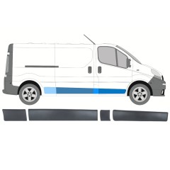 Sæt af sidelister til Opel Vivaro 2001-2014 / Højre / 13905