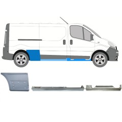 Reparationspanel sæt til Renault Trafic 2001-2014 / Højre / 11104