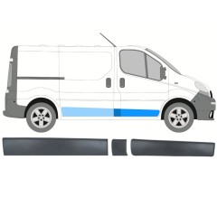 Sæt af sidelister til Opel Vivaro 2001-2014 / Højre / 13901