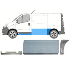 Reparationspanel sæt til Renault Trafic 2001-2014 / Venstre / 13311