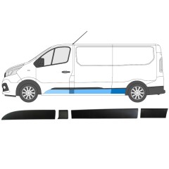 Sæt af sidelister til Renault Trafic 2014- / Venstre / 8566