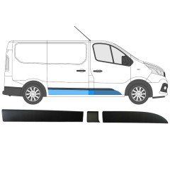 Sæt af sidelister til Opel Vivaro 2014-2019 / Højre / 14432