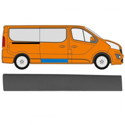 RENAULT TRAFIC 2014- LISTER TIL SKYDEDØRE, TRIMPANEL / HØJRE