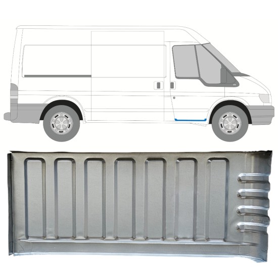Indstigningspanel til reparation til Ford Transit 2000-2013 / Højre 15054