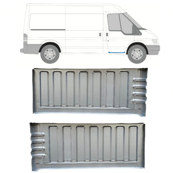 Indstigningspanel til reparation til Ford Transit 2000-2013 / Venstre+Højre / Sæt 15056