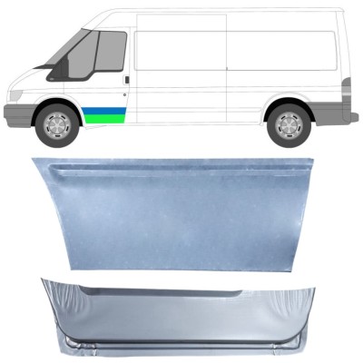 Reparationsplade dør foran indre til Ford Transit 2000-2013 / Venstre / Sæt 14544