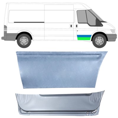 Reparationsplade dør foran indre til Ford Transit 2000-2013 / Højre / Sæt 14543