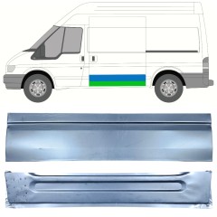 Reparationsplade skydedør indre og ydre til Ford Transit 2000-2013 / Venstre / Sæt 12667