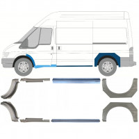 Dørpanel og bagskærm reparationspanel til Ford Transit 2000-2013  / MWB / Sæt 12675