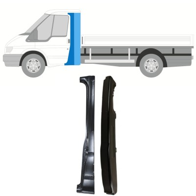Reparationsplade til stolpe til Ford Transit 2000-2013 / Venstre / Enkelt kabine / Sæt 14901